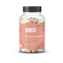 Load image into Gallery viewer, Hembiotic 5000mg Bulk CBD Capsules - 200 Caps