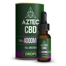 Load image into Gallery viewer, Aztec CBD Full Spectrum Hemp Oil 4000mg CBD 10ml - Associated CBD