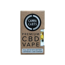 Load image into Gallery viewer, Cannacarts Premium CBD Vape Cartridge Set - Associated CBD