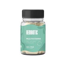 Load image into Gallery viewer, Hembiotic 750mg CBD Capsules - 30 Caps - Associated CBD