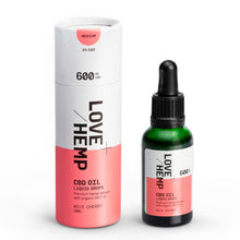 Load image into Gallery viewer, Love Hemp 600mg Wild Cherry CBD OIl - 30ml - Associated CBD