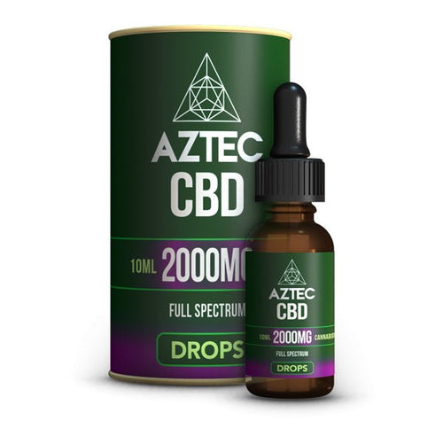 Aztec CBD Full Spectrum Hemp Oil 2000mg CBD 10ml - Associated CBD