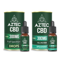 Load image into Gallery viewer, Aztec CBD Full Spectrum Hemp Oil 300mg CBD 10ml - Associated CBD
