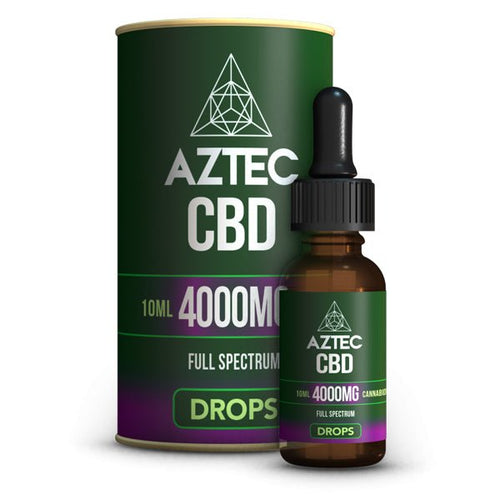 Aztec CBD Full Spectrum Hemp Oil 4000mg CBD 10ml - Associated CBD