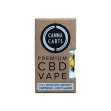 Load image into Gallery viewer, Cannacarts Premium CBD Vape Cartridge Set - Associated CBD
