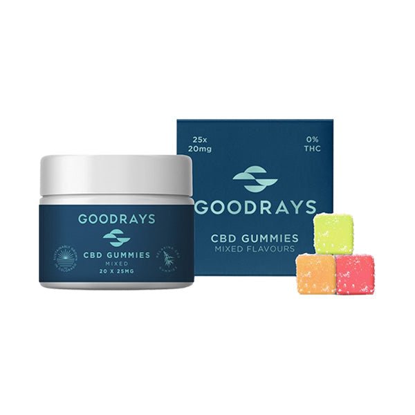 Goodrays 750mg CBD Mixed Gummies - 25 Pieces - Associated CBD