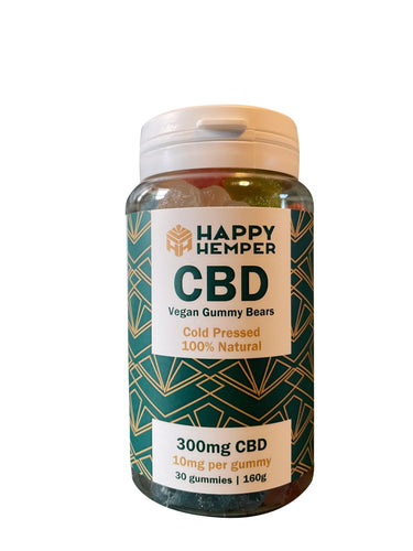 Happy Hemper 300mg Cold Pressed CBD Gummies - 30 pieces - Associated CBD