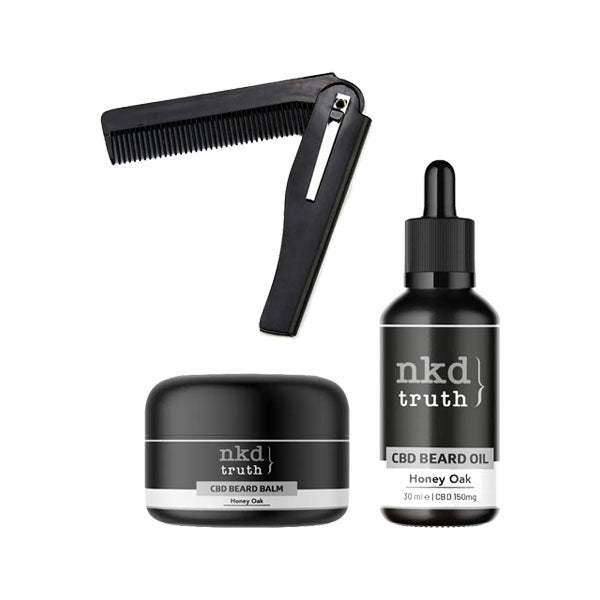 NKD CBD Infused Oil Balm & Comb Gift Set - Associated CBD