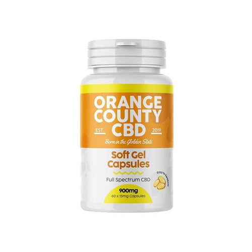 Orange County 900mg Full Spectrum CBD Capsules - 60 Caps - Associated CBD