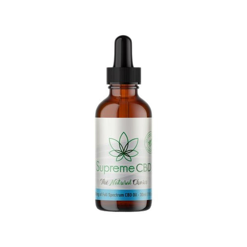 Supreme CBD 1500mg Full Spectrum CBD Tincture Oil - 30ml - Associated CBD