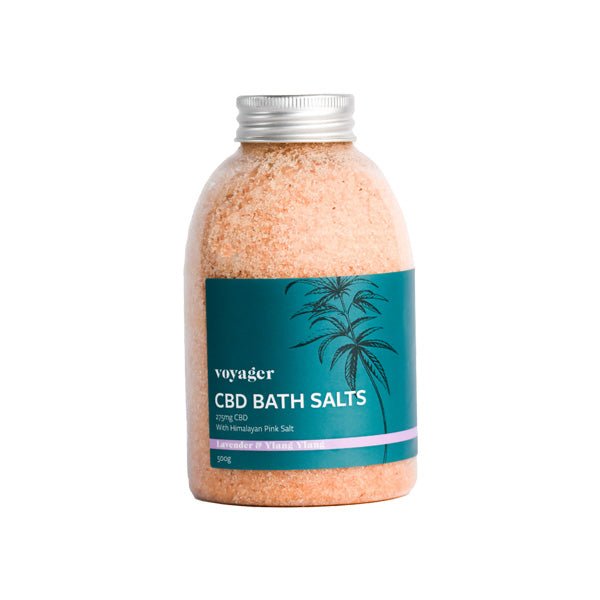 Voyager 275mg CBD Lavender & Ylang Ylang Bath Salts - 500g - Associated CBD