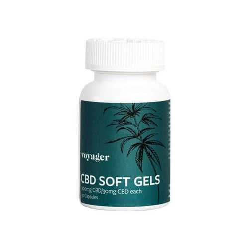 Voyager 900mg CBD Soft Gels - 30 Caps - Associated CBD